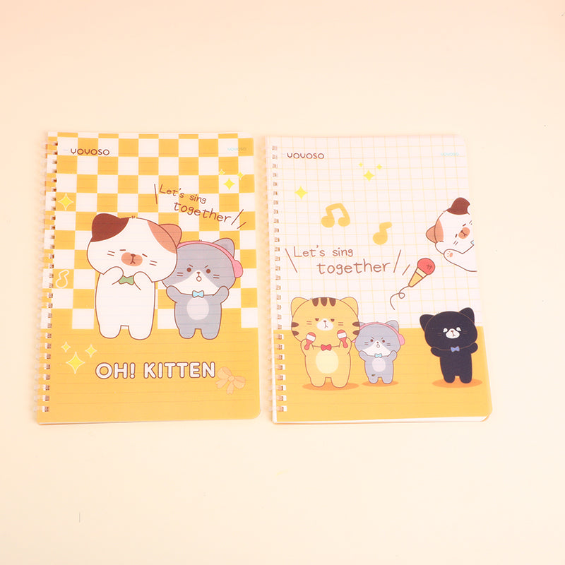 CUADERNO B5 - GATO - LINEAS HORIZONTALES