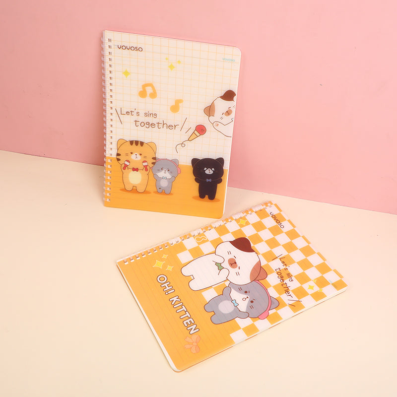 CUADERNO B5 - GATO - LINEAS HORIZONTALES