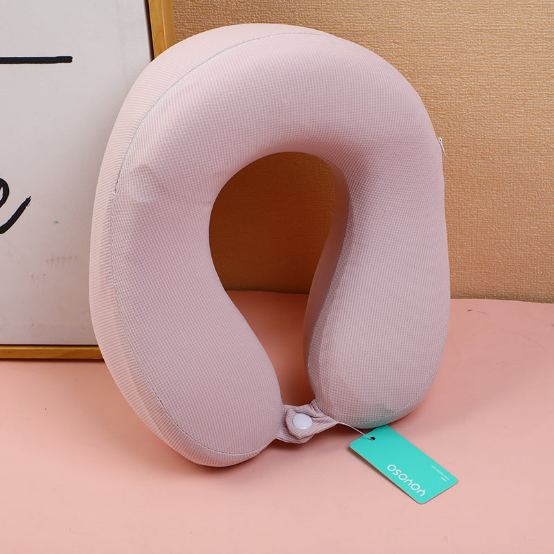 ALMOHADA EN U - ROSADA