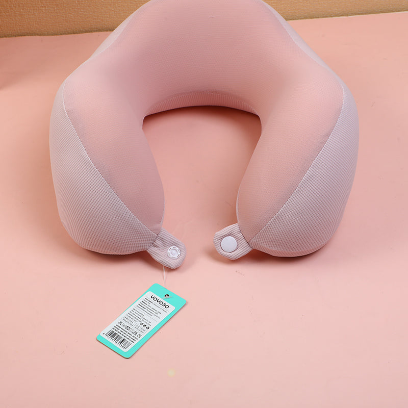 ALMOHADA EN U - ROSADA