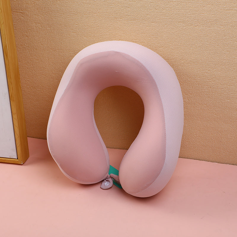 ALMOHADA EN U - ROSADA