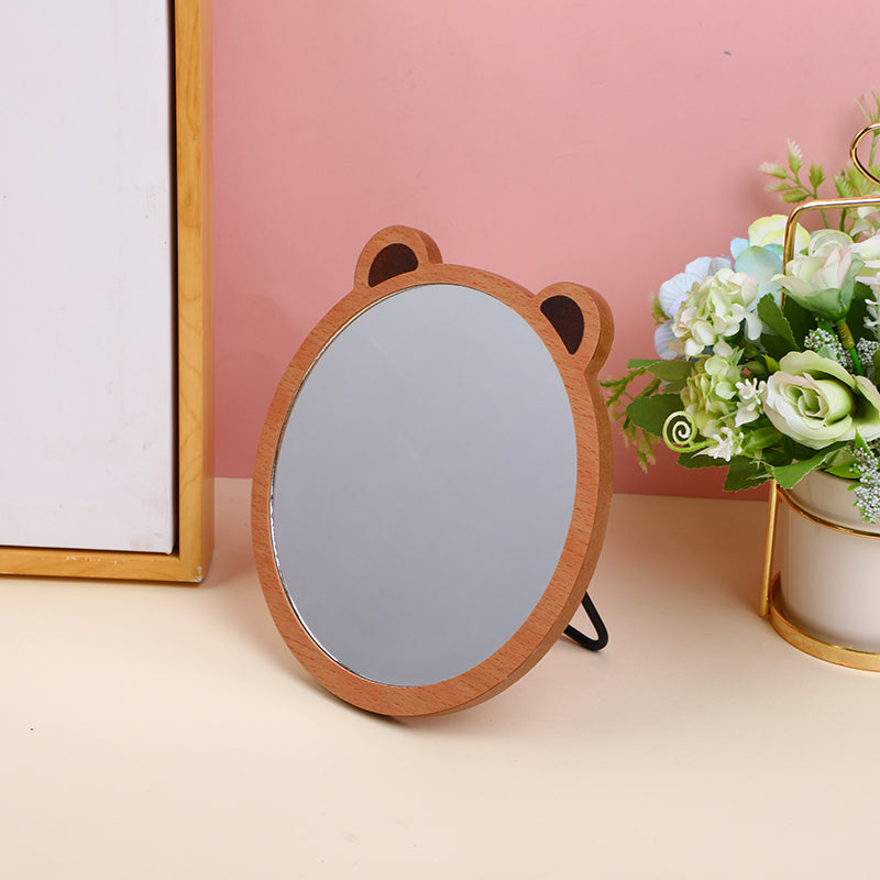 ESPEJO DE MADERA - OSO
