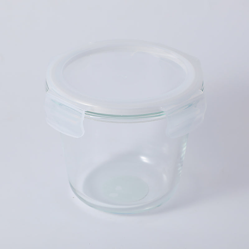 RECIPIENTE DE VIDRIO CIRCULAR - 700ML