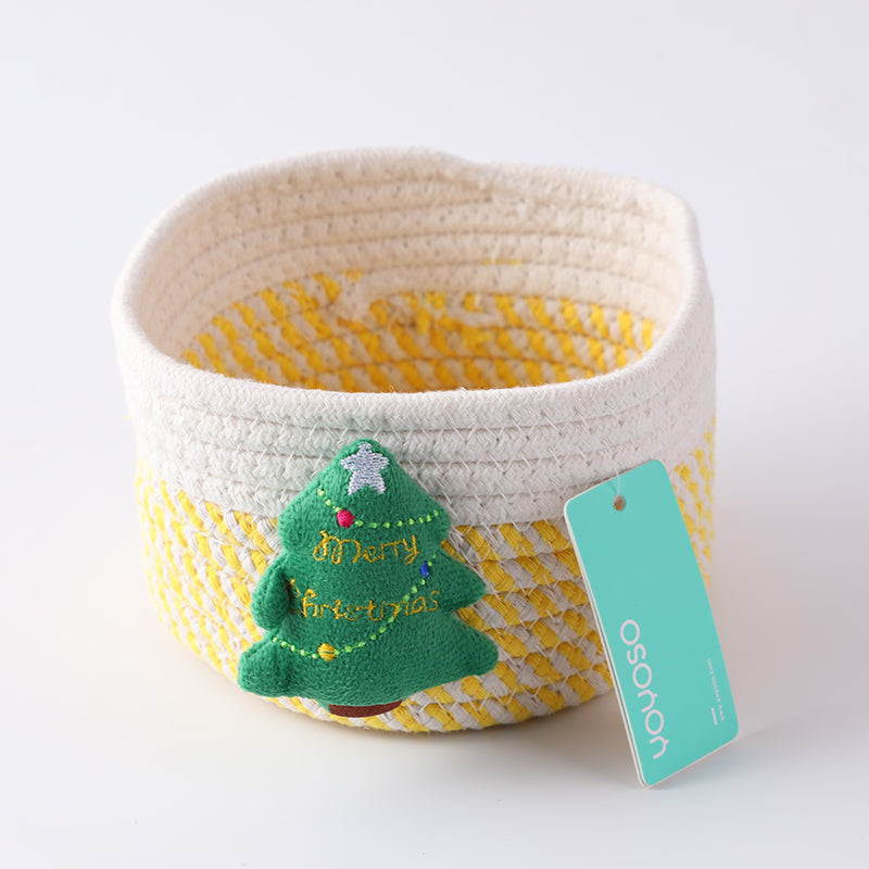 CANASTA ORGANIZADORA PEQUEÑA - NAVIDEÑA