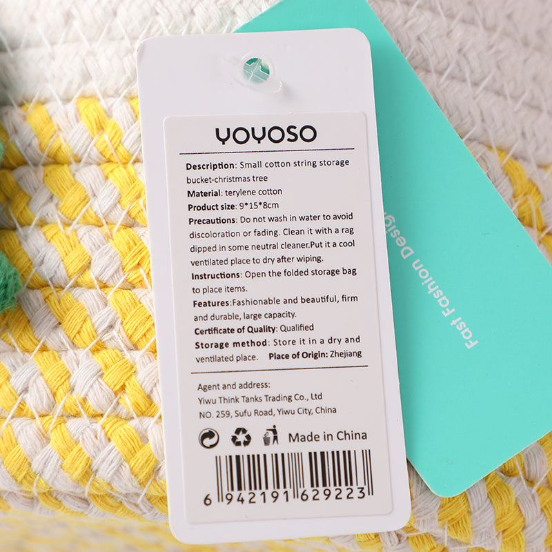 CANASTA ORGANIZADORA PEQUEÑA - NAVIDEÑA