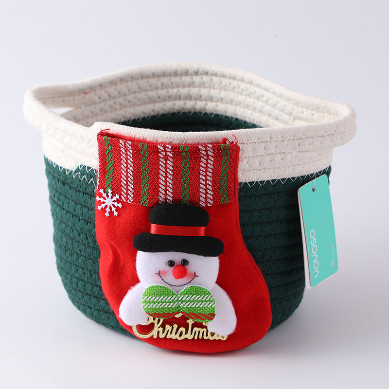 CANASTA ORGANIZADORA - BOTA NAVIDEÑA