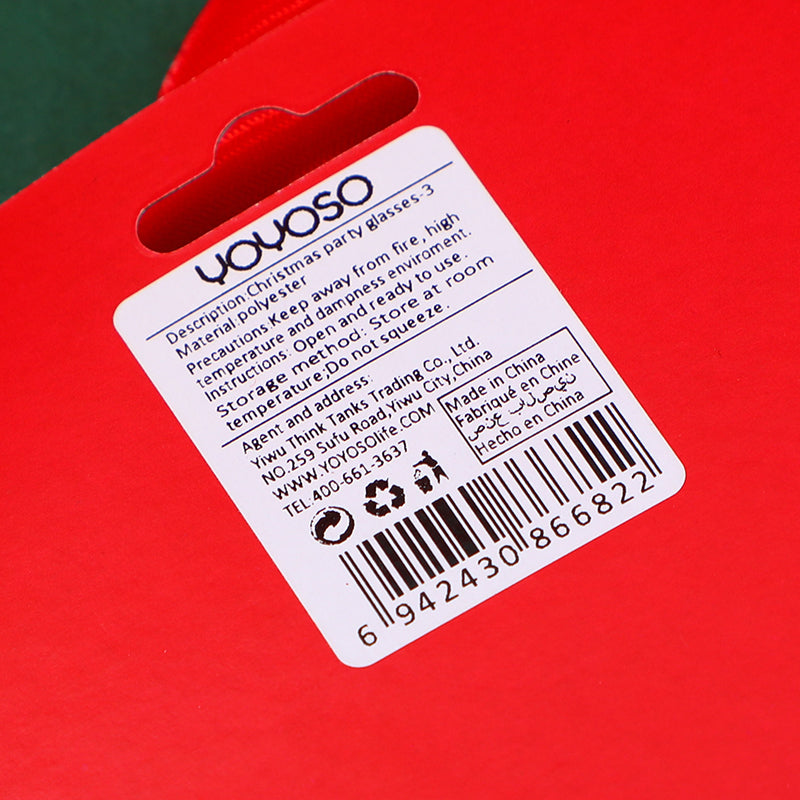 GAFAS NAVIDEÑAS DE RENO - DISEÑO 3