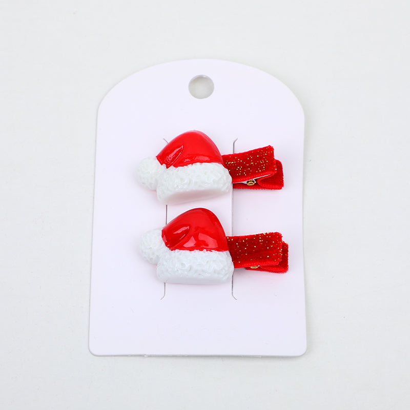 ACCESORIOS PARA EL CABELLO NAVIDEÑOS DE GORRO - DISEÑO 7