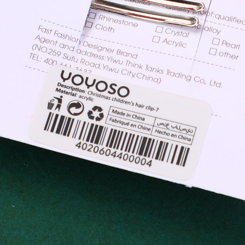 ACCESORIOS PARA EL CABELLO NAVIDEÑOS DE GORRO - DISEÑO 7