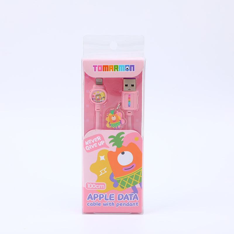 Cable De Datos Para Apple Rosado