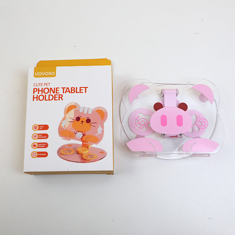 SOPORTE PARA EL CELULAR - CERDITO ROSADO