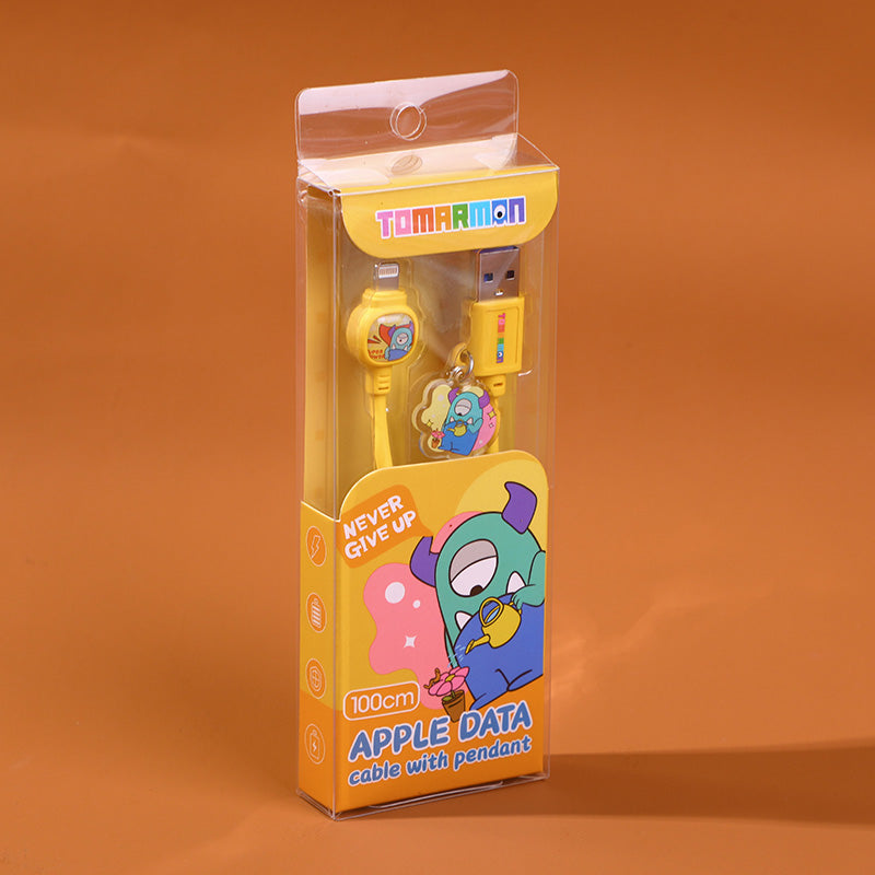 CABLE DE DATOS PARA APPLE -AMARILLO