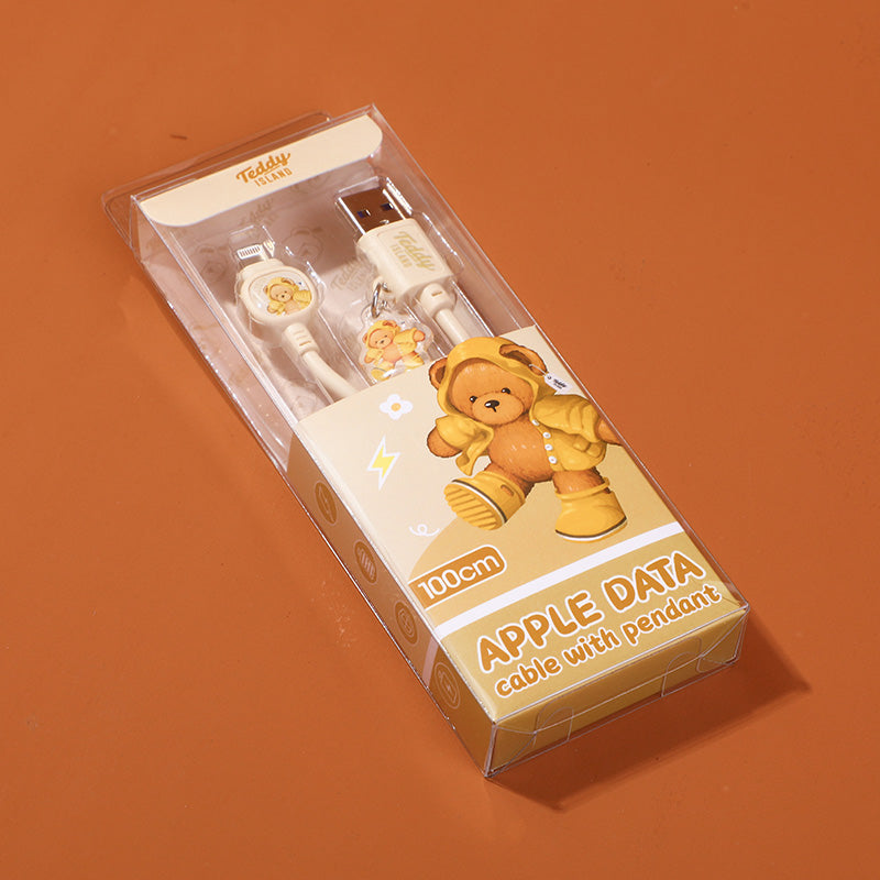 CABLE DE DATOS - APPLE - TEDDY ISLAND