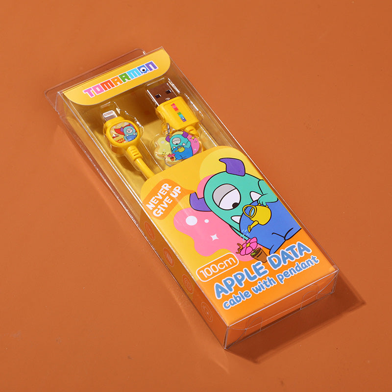 CABLE DE DATOS PARA APPLE -AMARILLO