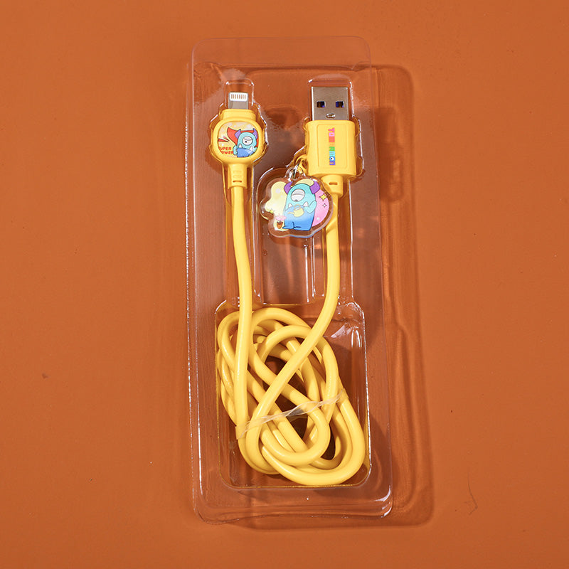CABLE DE DATOS PARA APPLE -AMARILLO