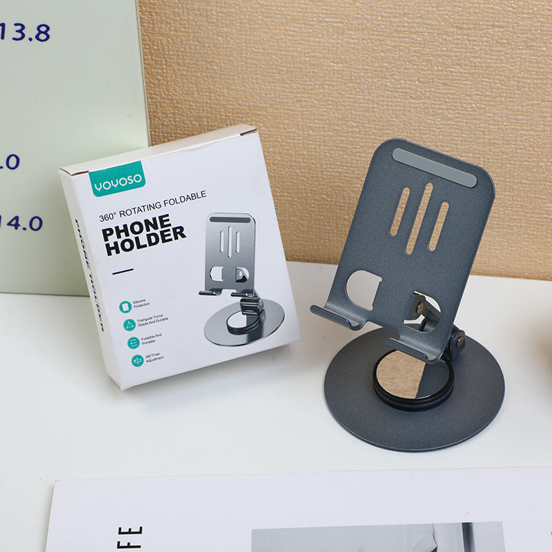 SOPORTE PARA EL CELULAR PLEGABLE - GRIS