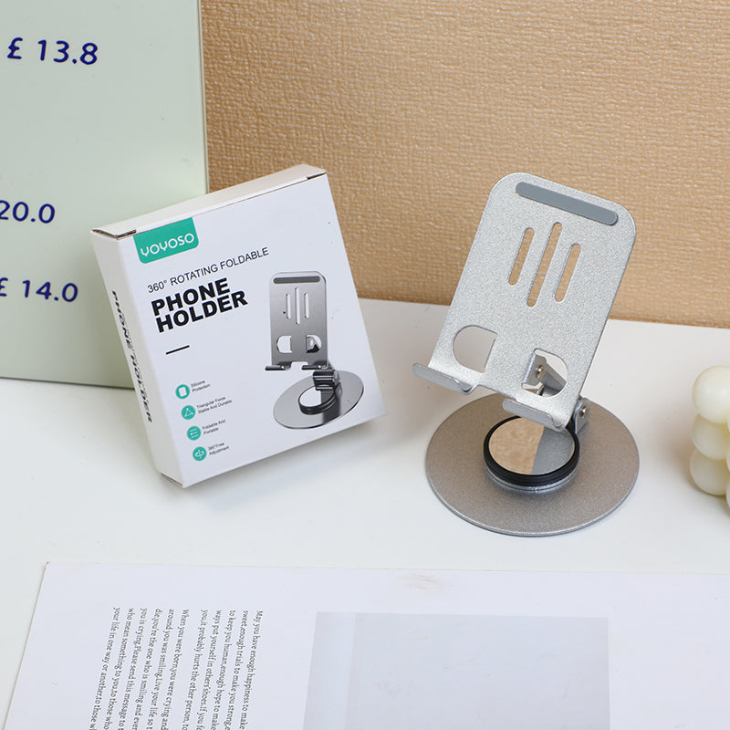 SOPORTE PARA EL CELULAR PLEGABLE - PLATEADO