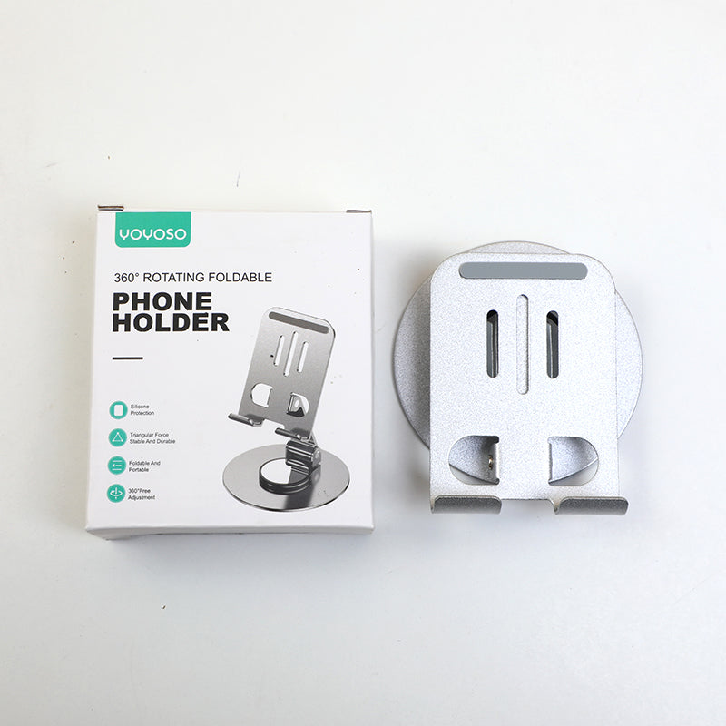 SOPORTE PARA EL CELULAR PLEGABLE - PLATEADO