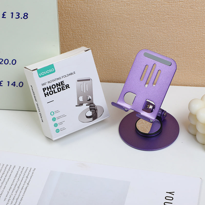 SOPORTE PARA EL CELULAR PLEGABLE - MORADO