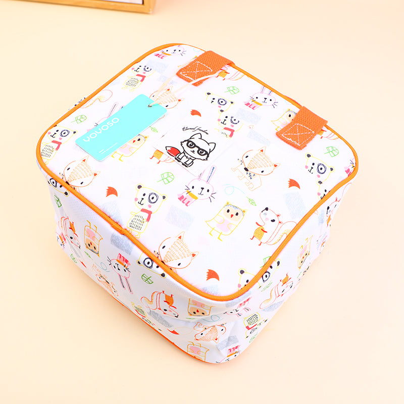 LONCHERA CUADRADA INSULADA - NARANJA