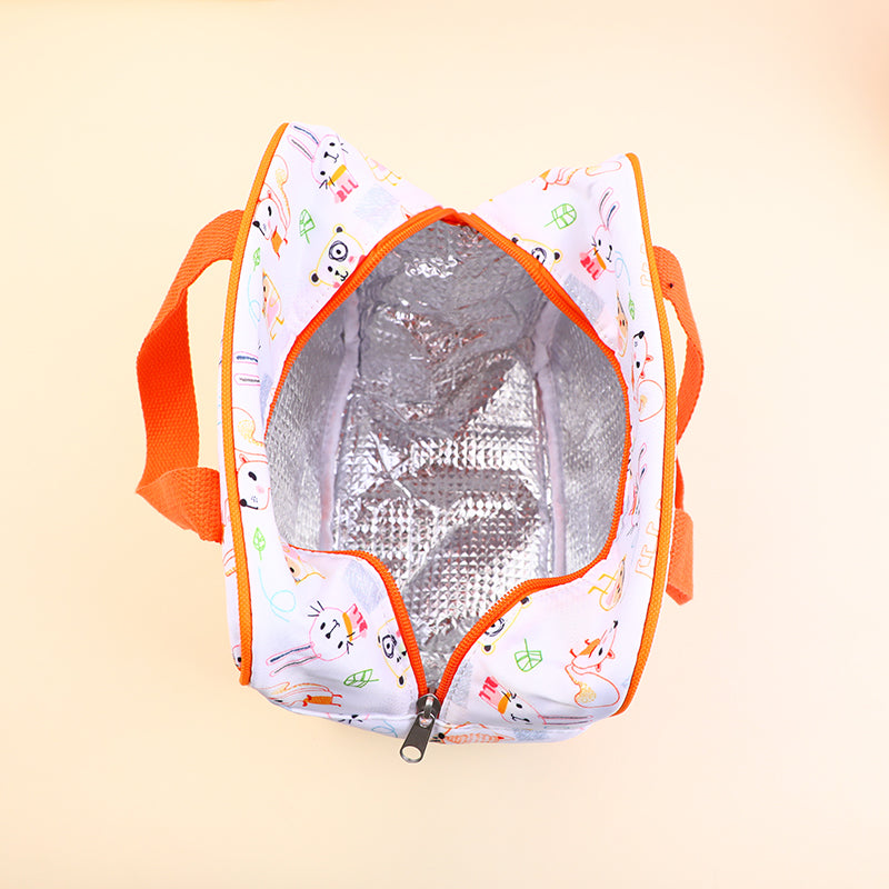 LONCHERA CUADRADA INSULADA - NARANJA