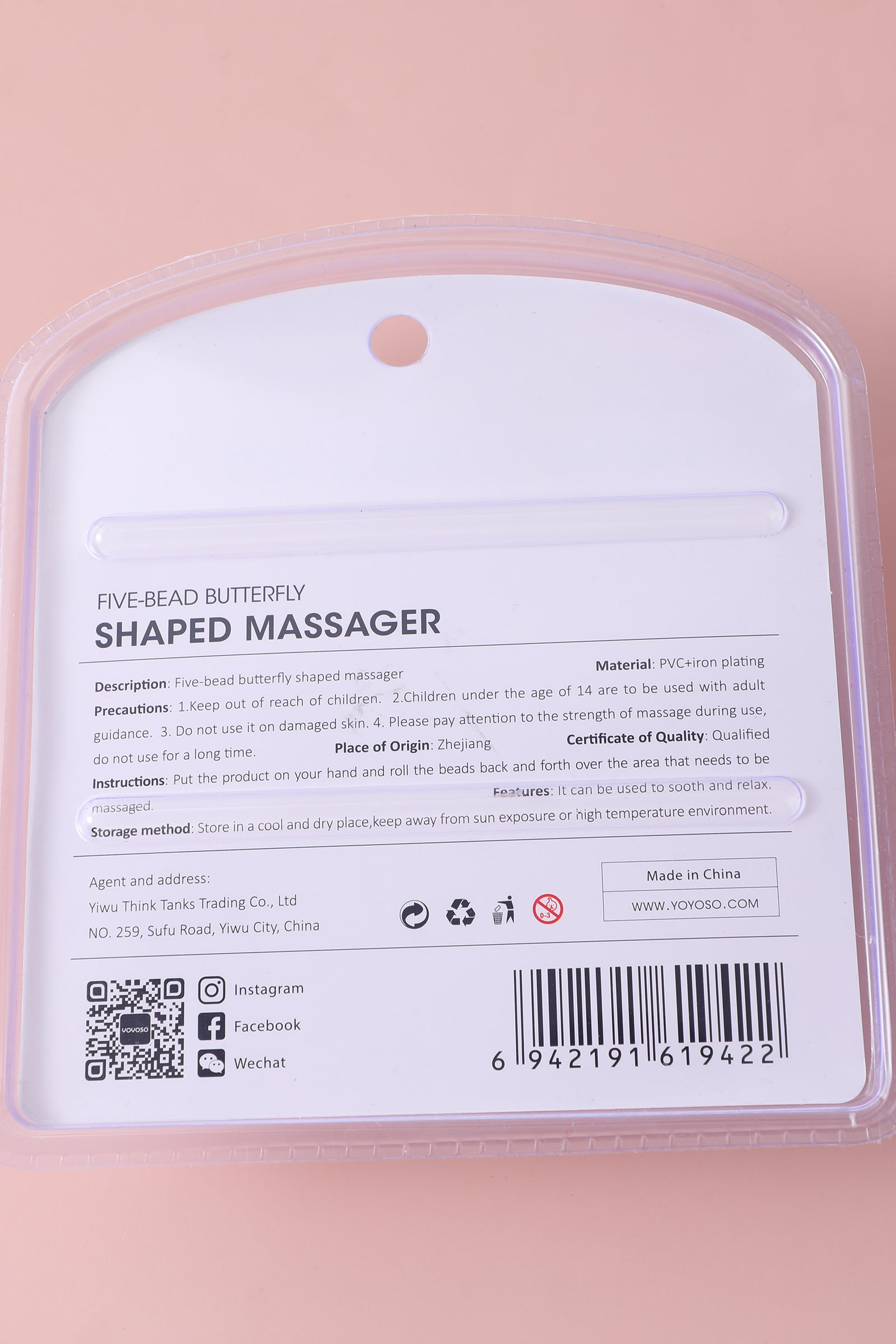 MASAJEADOR DE CUERPO - MARIPOSA