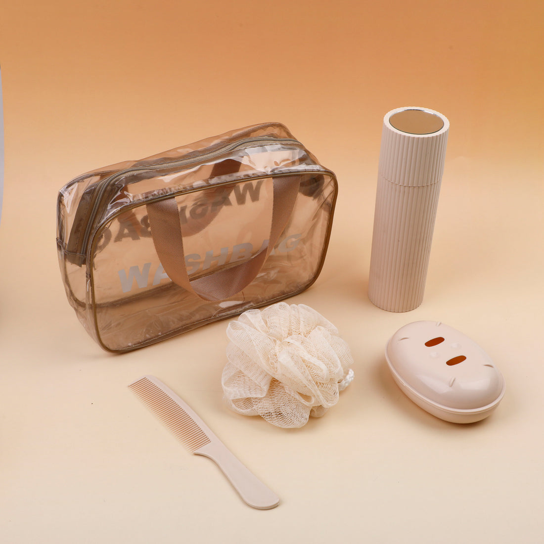 Kit de Viaje Impermeable con Organizador para Termos y Accesorios de Aseo  Oro Rosa Yoyoso