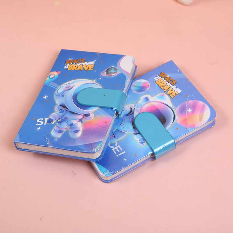 CUADERNO DE ASTRONAUTA  CON CIERRE MAGNETICO