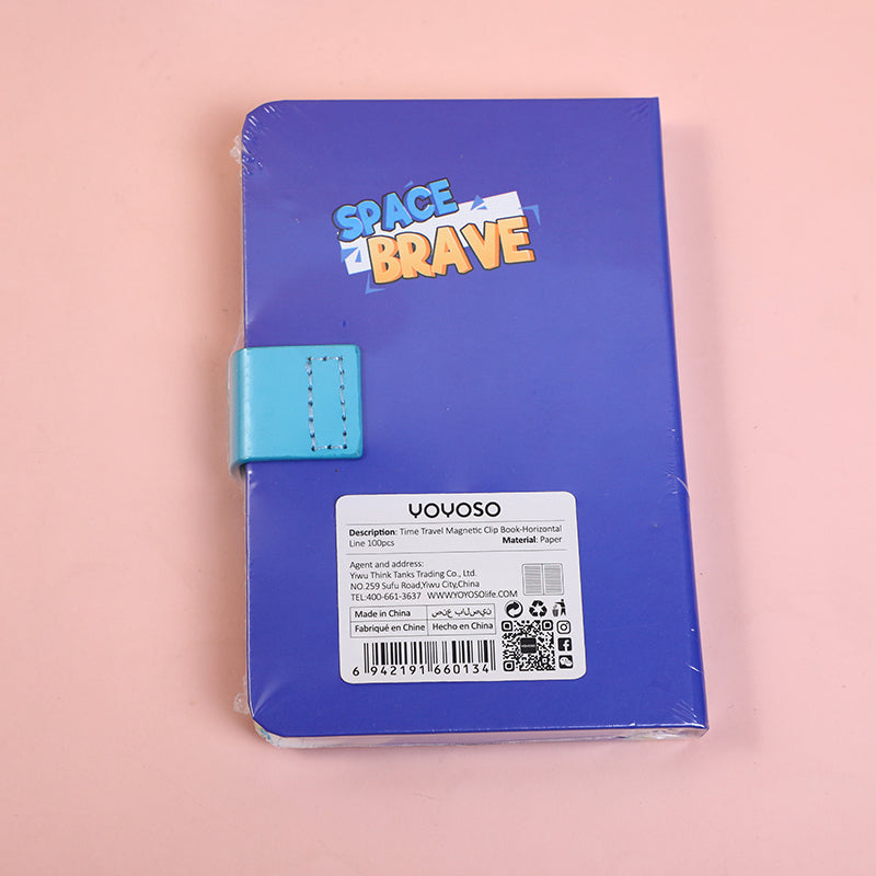 CUADERNO DE ASTRONAUTA  CON CIERRE MAGNETICO