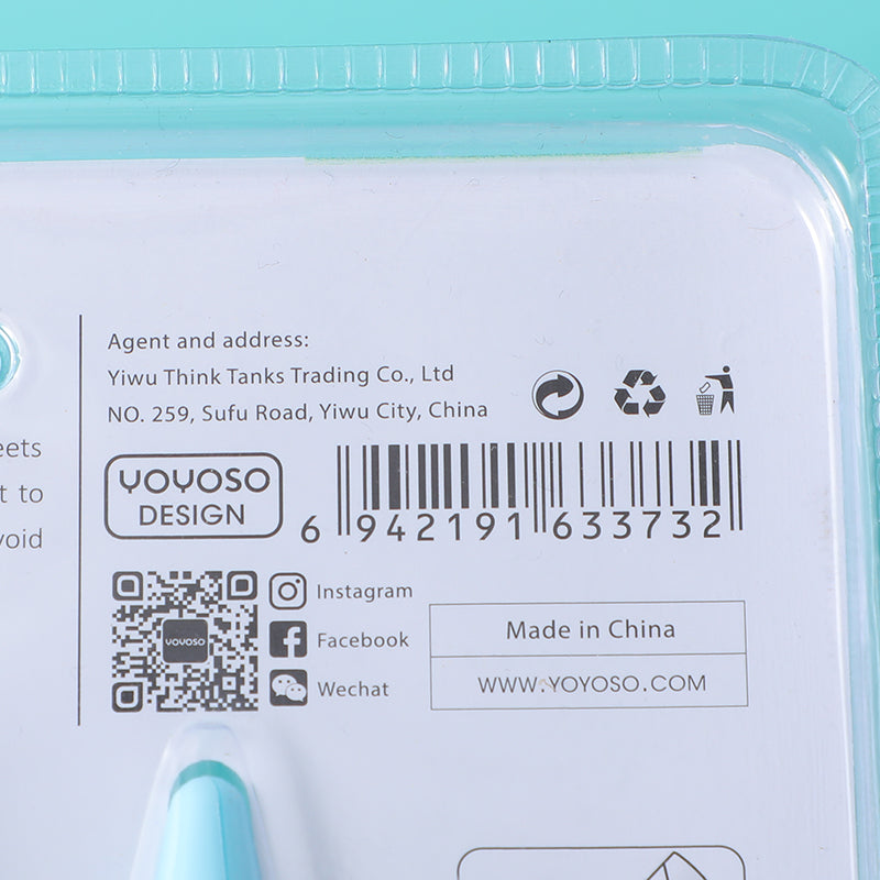 SET DE QUITA MOTAS - 3 ROLLOS - AZUL