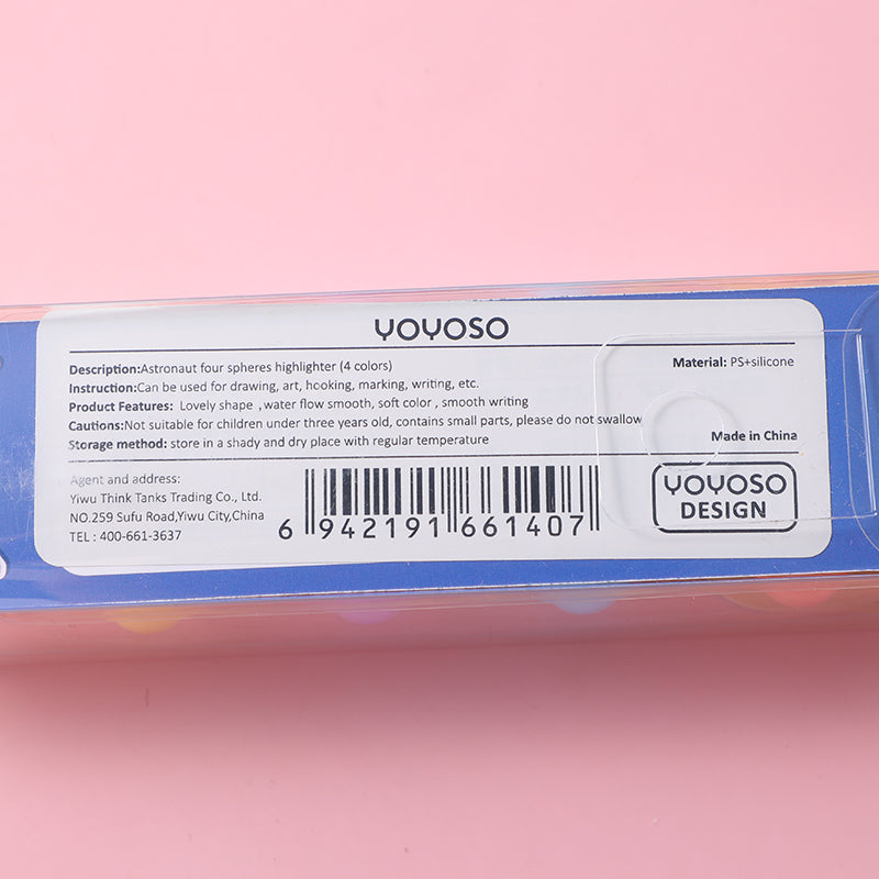 SET DE RESALTADORES 4UND - ASTRONAUTA