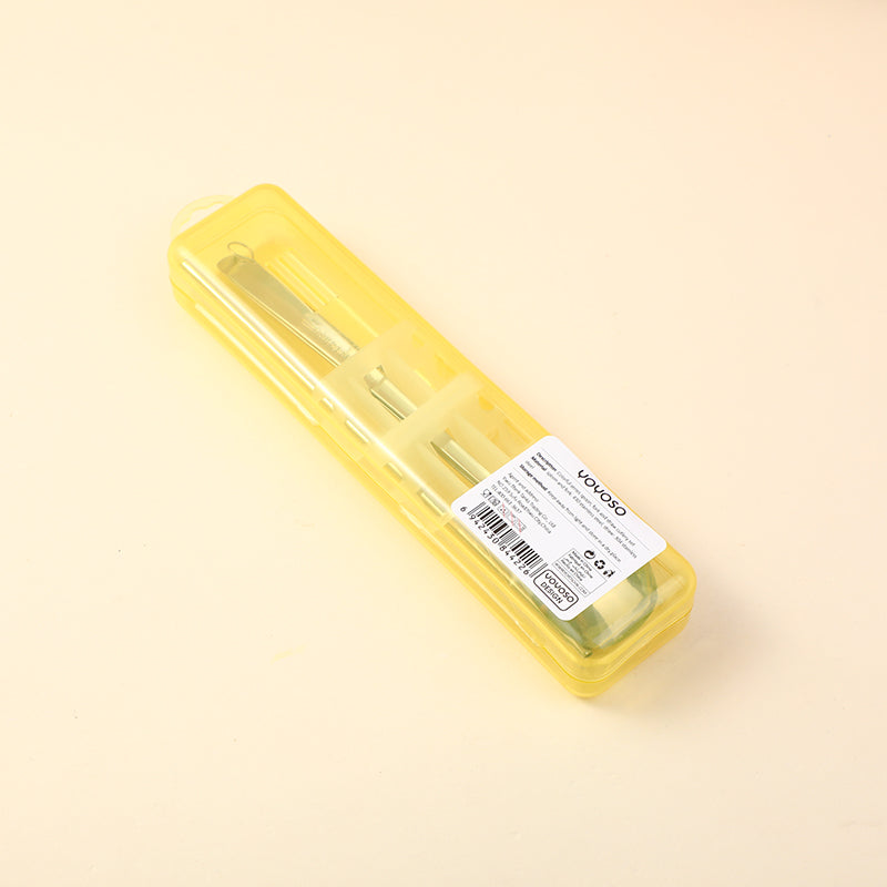 SET DE CUBIERTOS EN CAJA - TENEDOR, CUCHARA & PITILLO