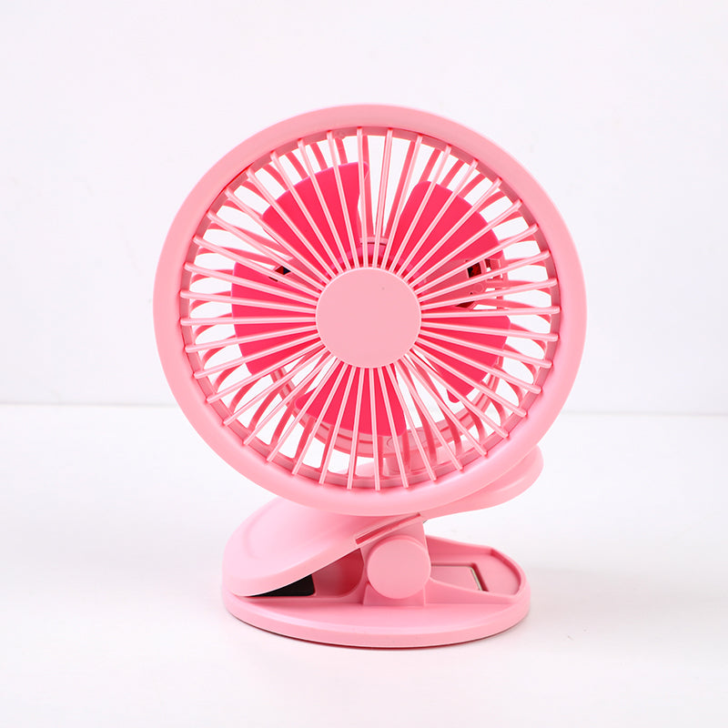 VENTILADOR CON CLIP - ROSADO