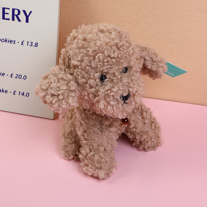 PELUCHE - PERRITO - BEIGE - 22CM