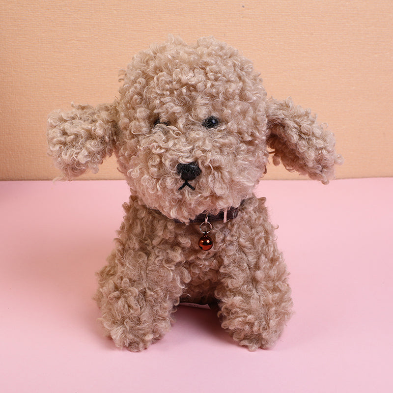 PELUCHE - PERRITO - BEIGE - 22CM