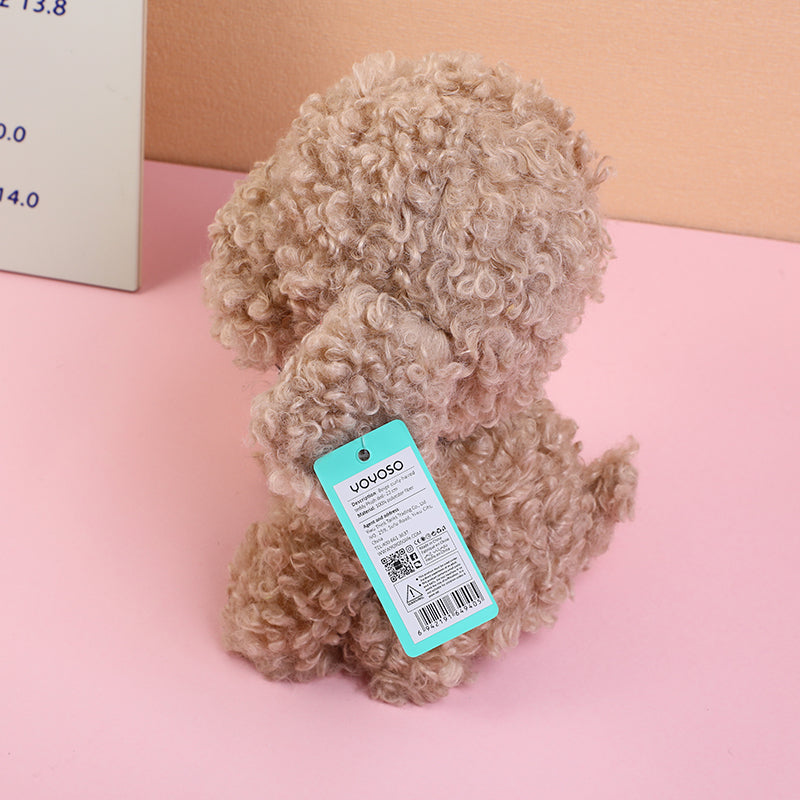 PELUCHE - PERRITO - BEIGE - 22CM