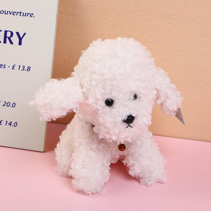 PELUCHE - PERRITO - BLANCO - 22CM