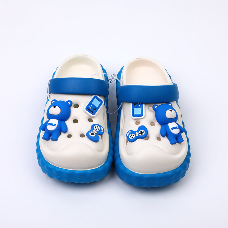 SANDALIAS TIPO CROCS PARA NIÑOS - AZULES - TALLA 32-33