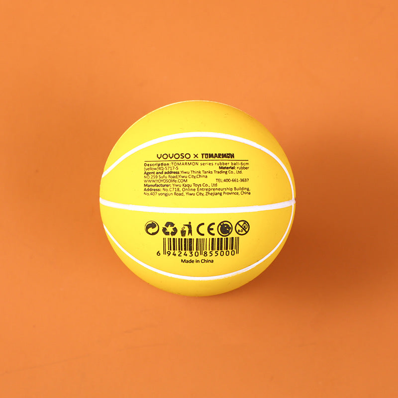 JUGUETE - PELOTA AMARILLA- 6CM