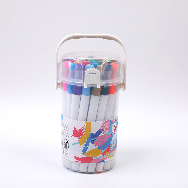 SET DE 36 MARCADORES DOBLE PUNTA