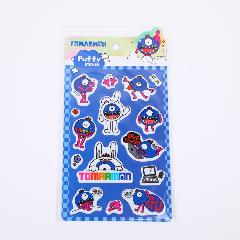 STICKERS TOMARMON 3D- ROJO & AZUL