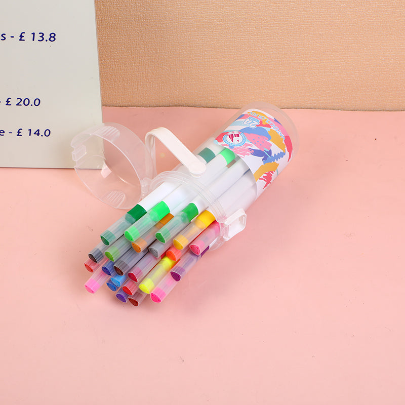 SET DE 24 MARCADORES DOBLE PUNTA