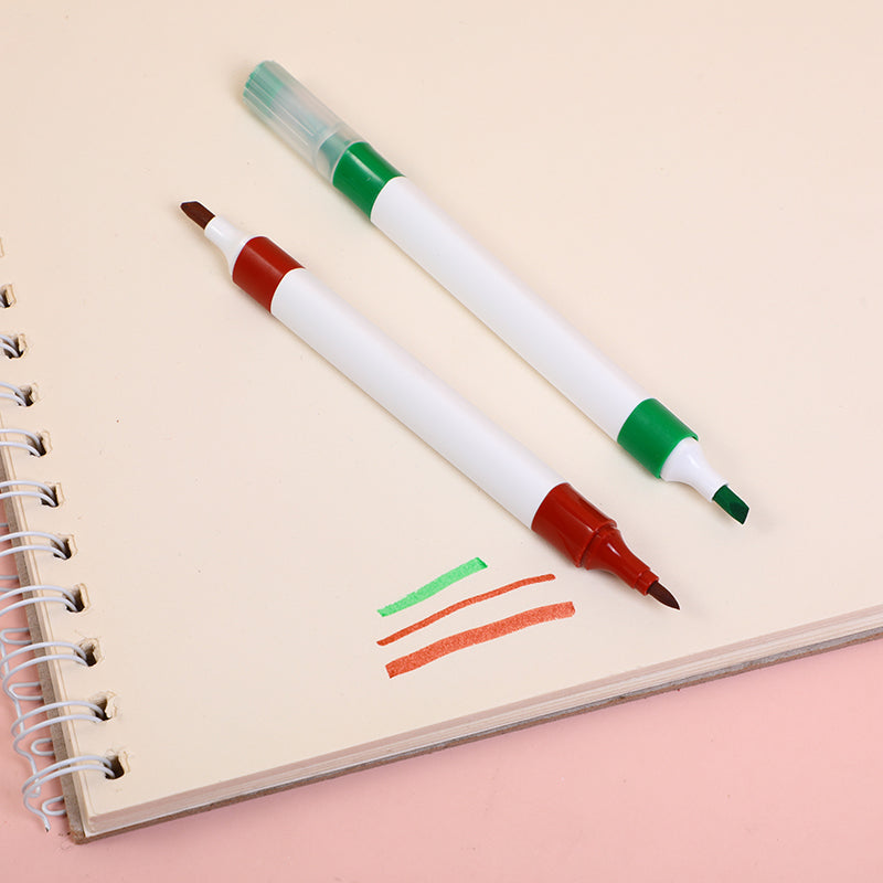 SET DE 24 MARCADORES DOBLE PUNTA