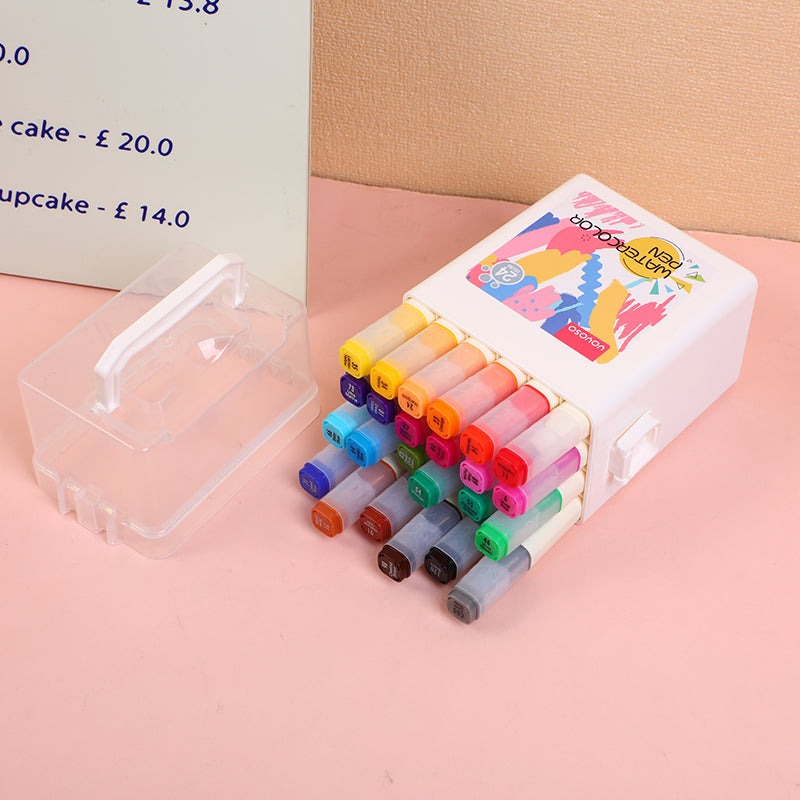 SET DE 24 MARCADORES DOBLE PUNTA