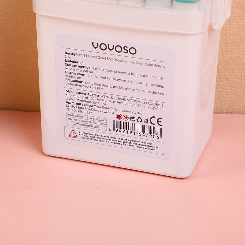 SET DE 24 MARCADORES DOBLE PUNTA