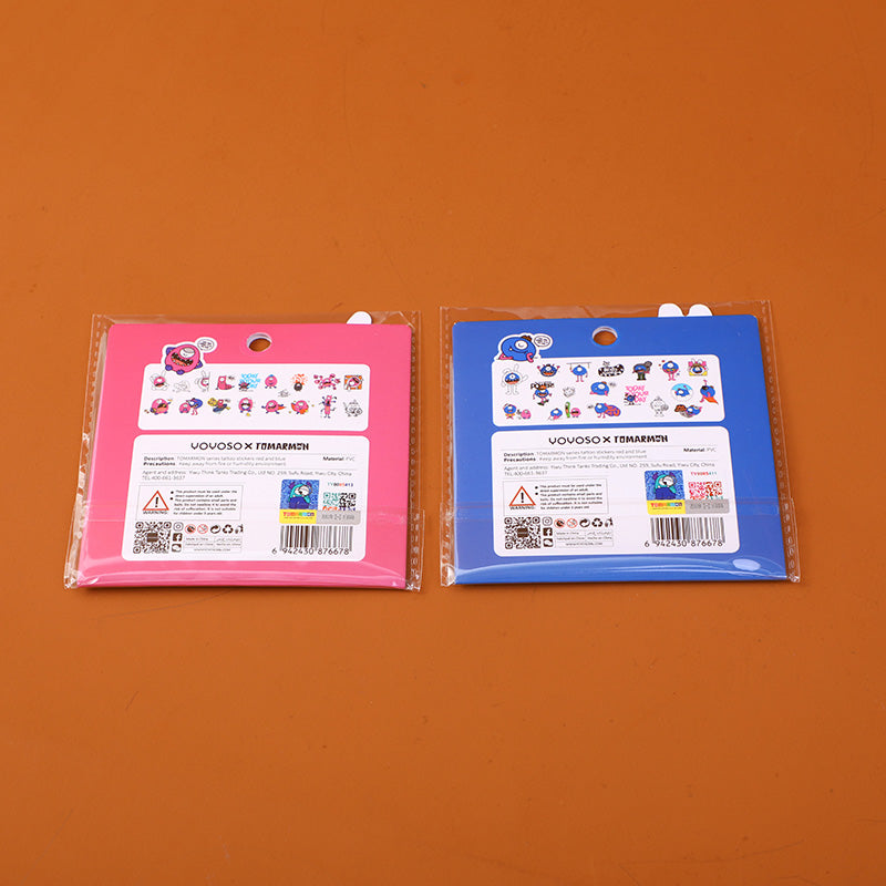 TATUAJES TEMPORALES - TOMARMON - ROJO Y AZUL