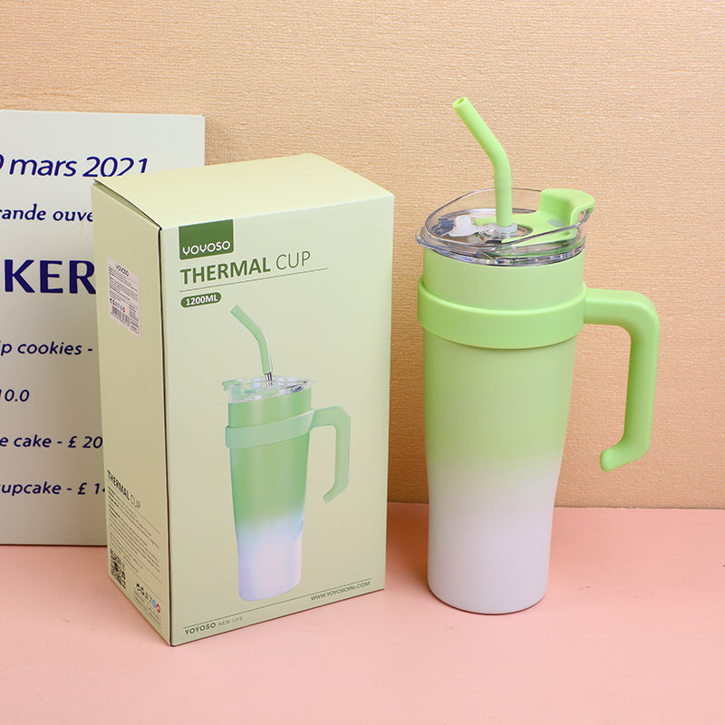 TERMO INSULADO CON PITILLO - VERDE