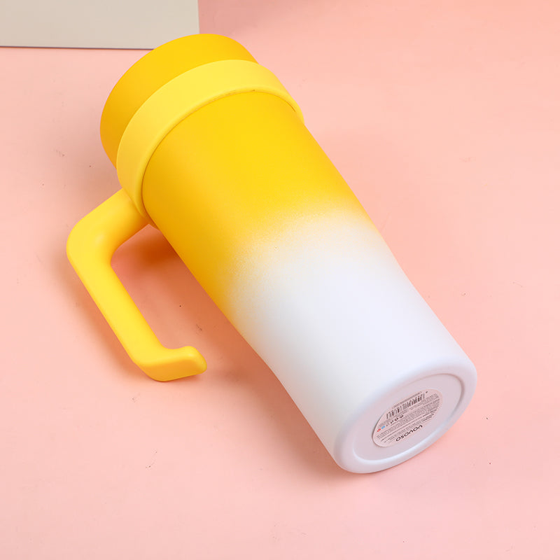 TERMO INSULADO CON PITILLO - AMARILLO