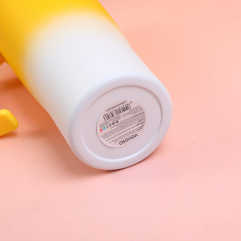 TERMO INSULADO CON PITILLO - AMARILLO