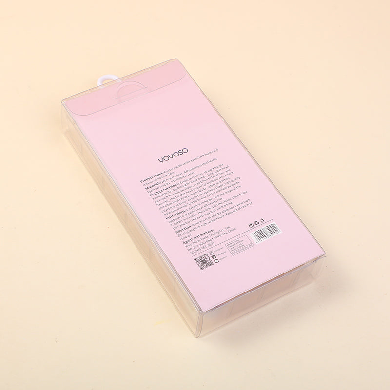 KIT PARA LAS CEJAS - MORADO - TIJERA & CUCHILLA